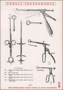 TONSIL Surgical  Instruments  Snares Catalog  Page 