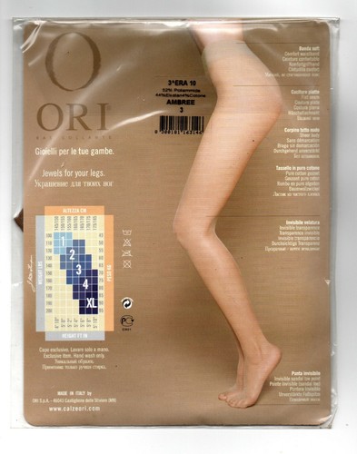 ORI Italian Era Classic Sheer Tights Comfort Bund Farbe Amber Größe 3 - Bild 2 von 4