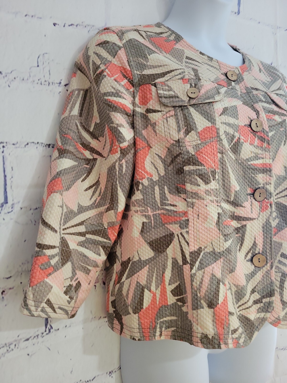 Ruby Rd  Multicolor  Blazer Jacket  Size 16 Round… - image 5
