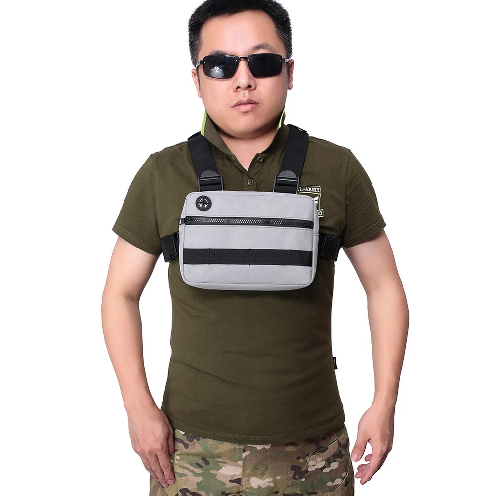 Unisex Chest Bag - Sporty Shoulder Pack for Running & Phone Storage