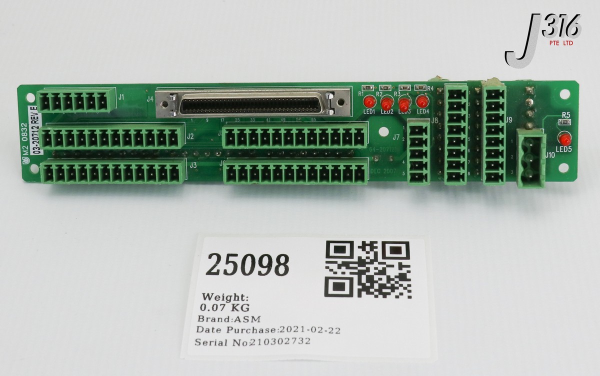asm出品 25098 ASM PCB ASSY, 64-20712B 03-20712 | eBay
