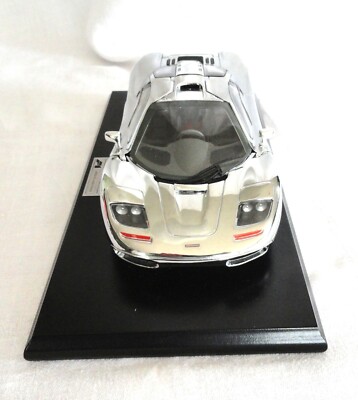 Maisto McLaren F1 1993 Diecast Model Car Chrome 1:18 Scale | eBay