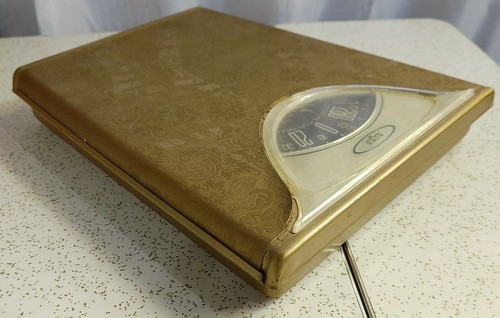 Vintage Scale/ Retro 1950's BORG Bathroom Scale. GOLD Works - Picture 10 of 11