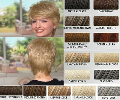 LUXHAIR by Sherri Shepherd Pixie Bob Wig in LIGHT ASH BROWN