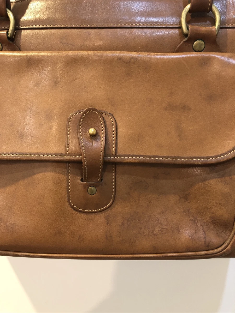 Vintage Ghurka Marley Hodgson No.9 The Runabout Satchel Shoulder Bag Leather