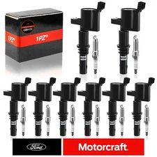 8Pcs Ignition Coils & Spark Plugs For Ford F-150 2009-2010 V8 4.6L 5.4L DG521