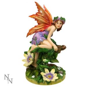Passiflora Fairy Figurine Ornament by Linda Ravenscroft Nemesis Now