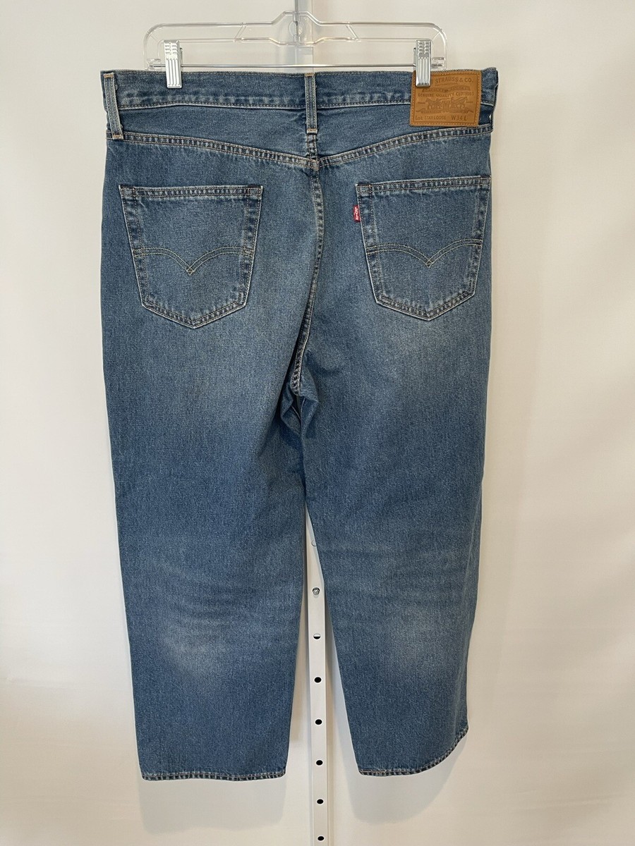 LEVI'S PREMIUM Big E WOMEN JEANS SIZE 34 ANKLE LENGTH STAY
