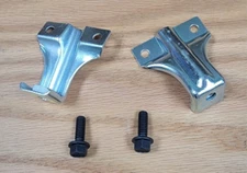 1957 CHEVY HOOD SCOOP ROCKET MOUNTING BRACKETS Pair with MOUTING BOLTS *USA MADE