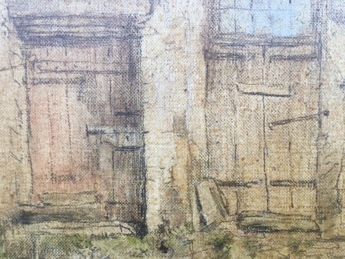 Emile Aureche (XIX - Xx)Attributed To: Sketch Landscape Village Architecture - Picture 7 of 11
