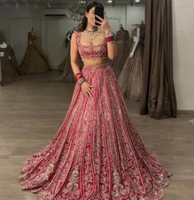 Bridal Designer Lehenga Choli Indian Wear Party Wedding Designer New Lehnga eid