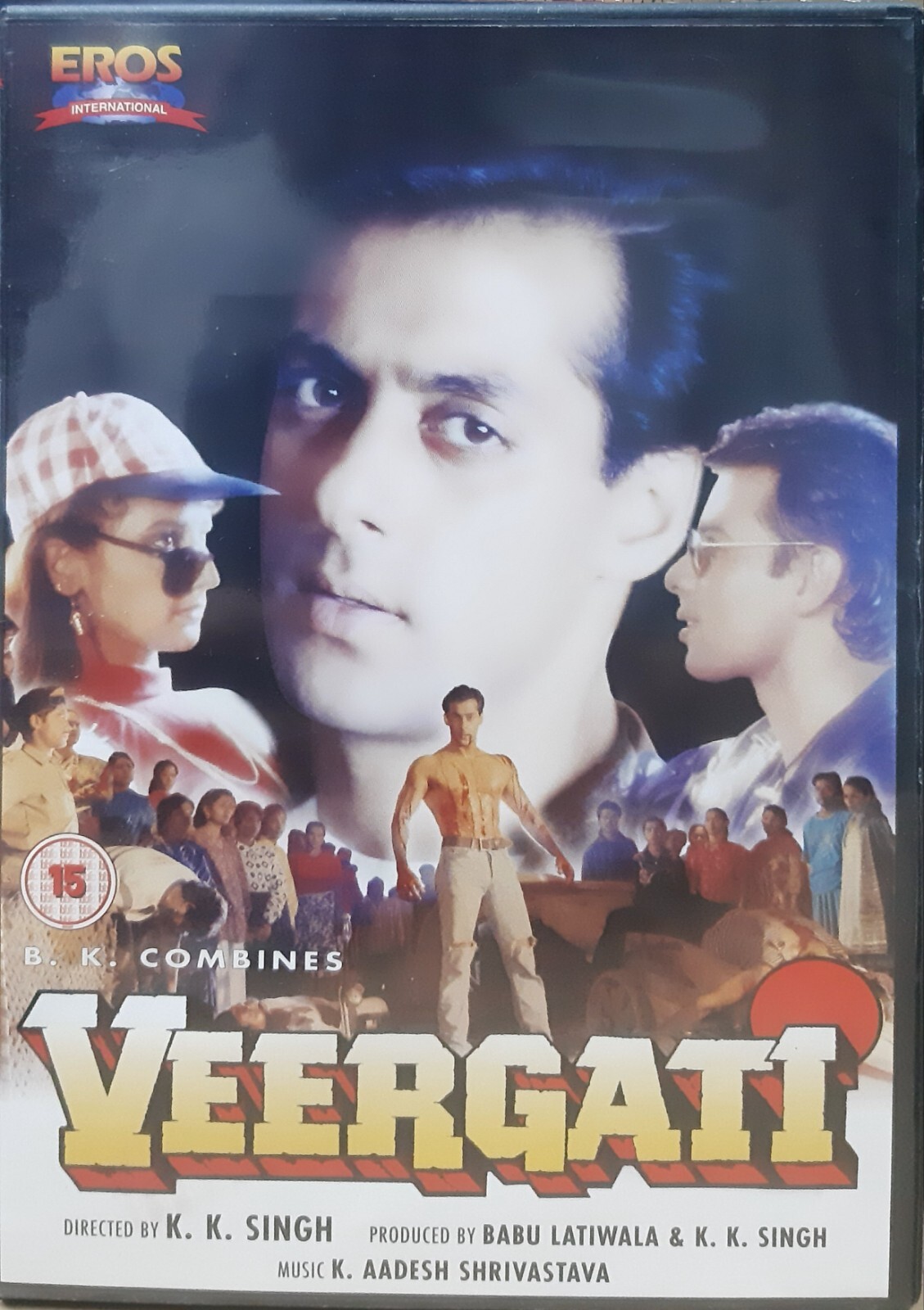 Veergati Salman Khan, Atul Agnihotri Bollywood Hindi Movie DVD (U.K