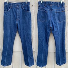 vintage Thumbs Up jeans Scovill zipper 31 waist 35 inseam Sears big tall 70s