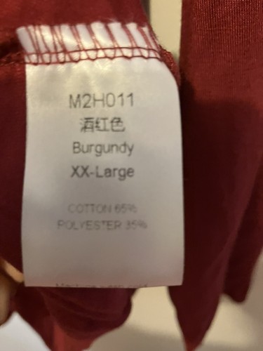 Maternity Top XXL Burgundy Twist Knot v-neck long sleeves - Picture 3 of 7