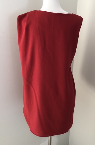 ALAMODE @ LULU Red Lined Cocktail Shift Mini Dress/Top. Size S. GUC - Picture 5 of 6