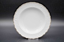 Mitterteich Princess Gold Suppenteller Teller weiß Goldrand Porzellan Ø 22 cm