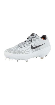 white nike metal softball cleats