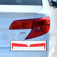 RED Rear Tail Light Decal Tint Overlays Precut Tint Vinyl For 2012-2014 Camry