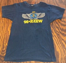Vintage 98 FM KZEW The Zoo Home Of Rock N Roll Shirt Large USA Single Stitch