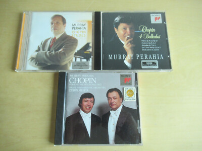 3 CD´s-Murray Perahia-Chopin-4 Ballades, Concerto Nos. 1 & 2, Etudes op.10-op.25