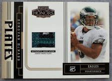 Donovan McNabb Eagles 2004 Playoff Honors Plates GU Jersey NAME PLATE PRIME #/25