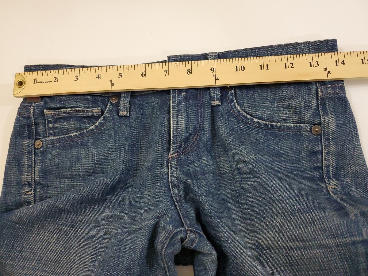 Jean Citizens Of Humanity Dita Boot Cut - Taille 24 - Délavage Medium Déchiré - Occasion Très Bon état