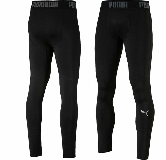 Puma A.C.E Long Tight Mens Fitness Sports Training Black Leggings