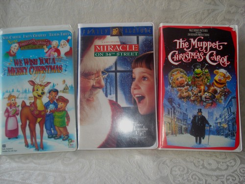 Cintas VHS de Cuento de Navidad de los Muppets/Milagro en la calle 34/Feliz Navidad - Imagen 9 de 9