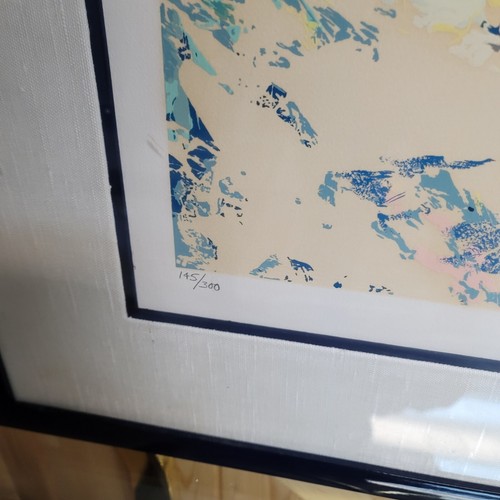 Leroy Neiman Original Signed Serigraph Ingemar Stenmark Olympics Downhill Skier - Picture 5 of 8