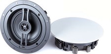 OSD Black 6.5" Performance Series Shallow Mount In Ceiling Speaker- Pair