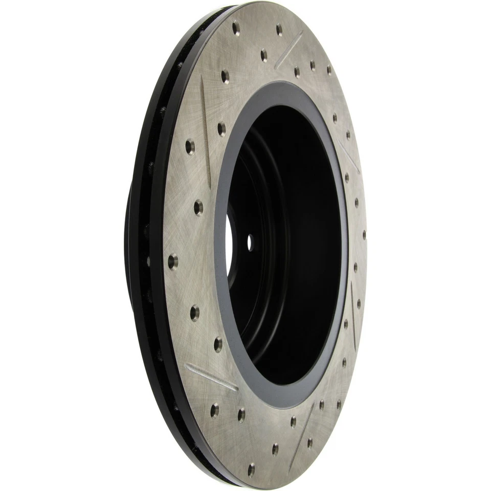 Rotor de freno de disco del lado del conductor trasero Stoptech para Jaguar (127.20013L) Foto 4 de 4