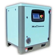 2024 Maximus 10 HP Rotary Screw Air Compressor VFD 230V Single Phase