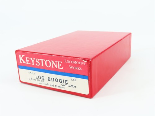 HO Scale Keystone Locomotive Works Kit #HO-100 Log Buggie - Picture 4 of 5