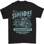 Superbike Birmingham Motorcycle Biker Mens T Shirt