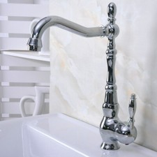 Chrome Brass Single Handle/Hole Kitchen Sink Faucet Bathroom Mixer Tap 2nf929
