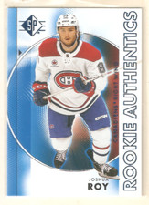 Joshua Roy 2024-25 SP Retail Blue Parallel RC #107 Canadiens