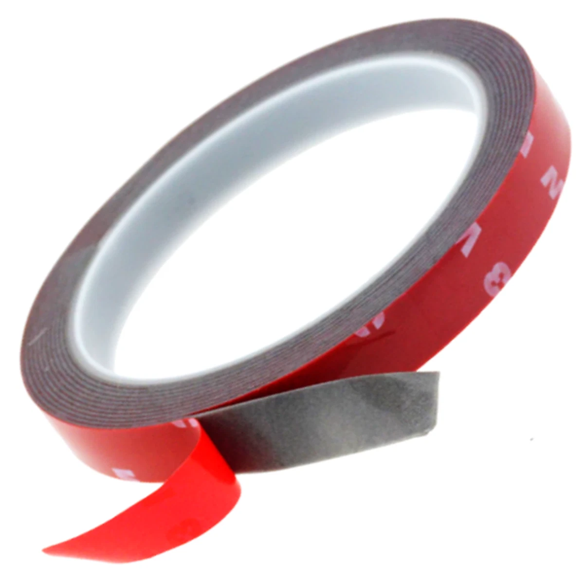 GRIS CINTA ADHESIVA DE DOBLE CARA muy alta adhesión, 8 mm de ancho, almohadillas adhesivas autoadhesivas