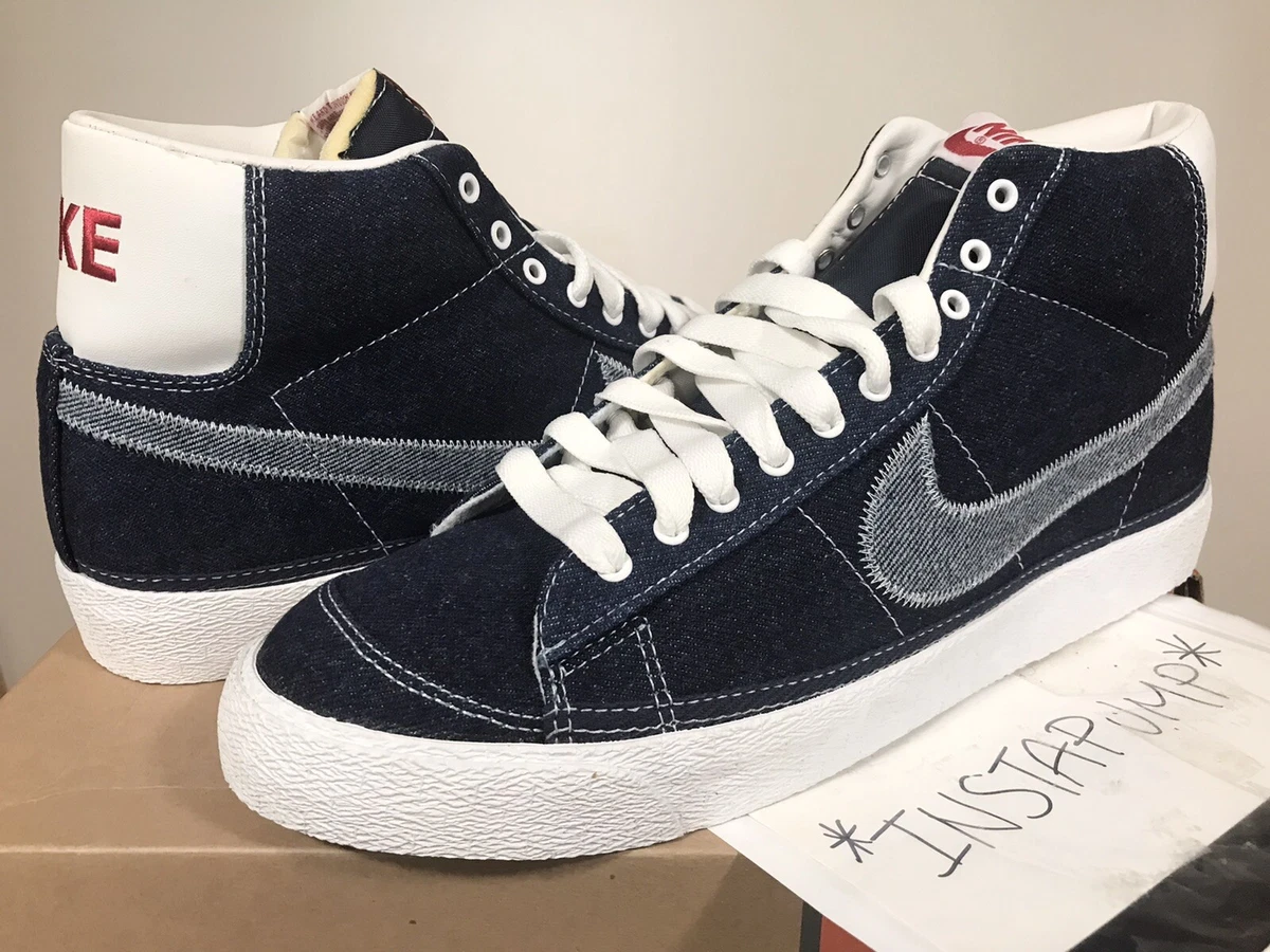 Nike Canvas Denim 2002 EXCLUSIVE Co.Jp Sz 10.5 Supreme Off White | eBay