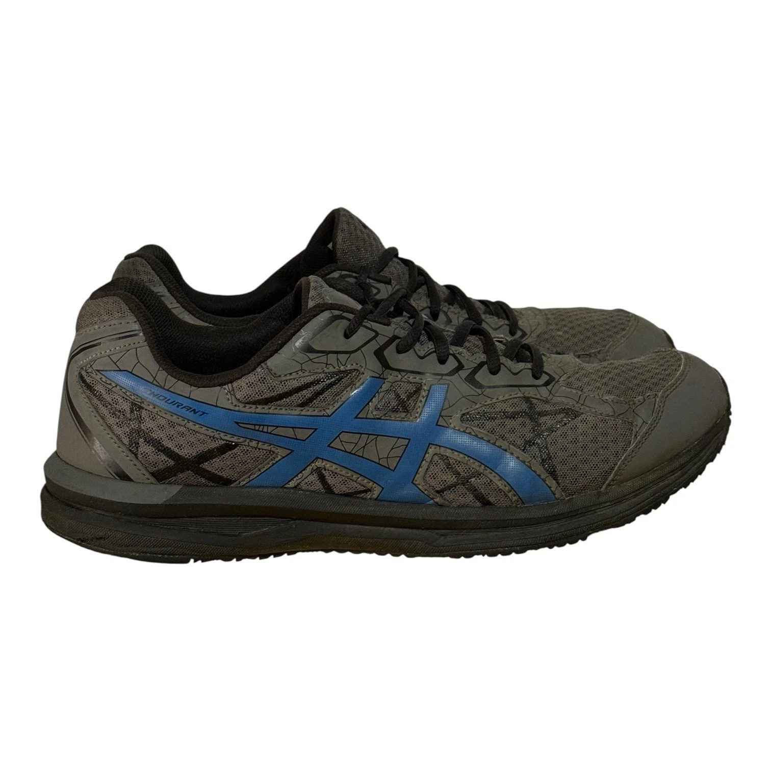 ASICS Endurant T424N Nero Bianco Uomo Taglia 11.5 Sneakers Trail Running Atletiche