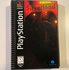 Silverload Sony PlayStation 1 PS1 Longbox Case & Manual w/ Registration Card