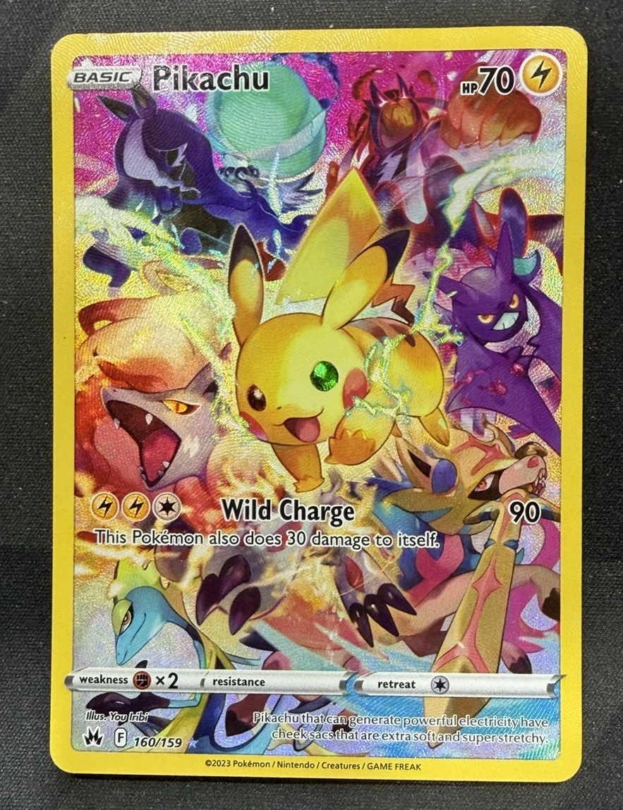 Pikachu 160/159 Crown Zenith for sale | eBay