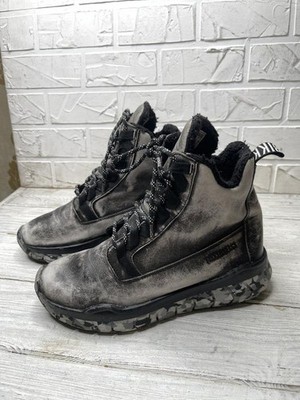 Men Dirk Bikkembergs Boots Grey Leather 39.5