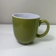 Room Essentials RE Green White Coffee Tea Mug Cup Stoneware Target 16 oz