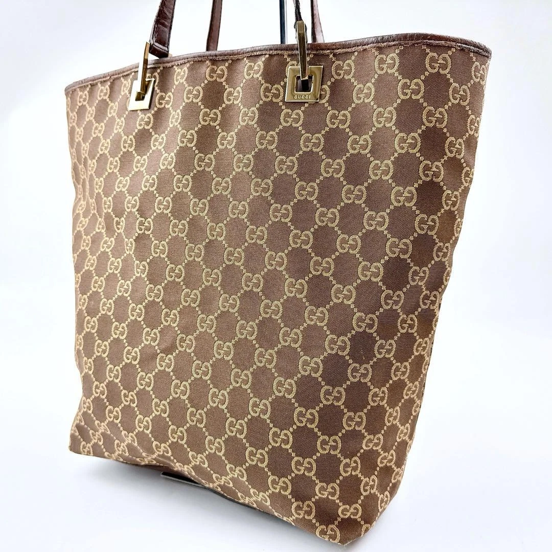 Sac à main fourre tout en toile GUCCI GG grande capacité