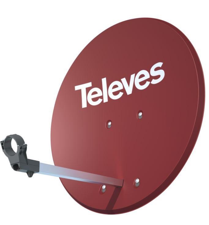 Antenna Parabolica Rossa Televes 750mm 791704 | Design & Qualità