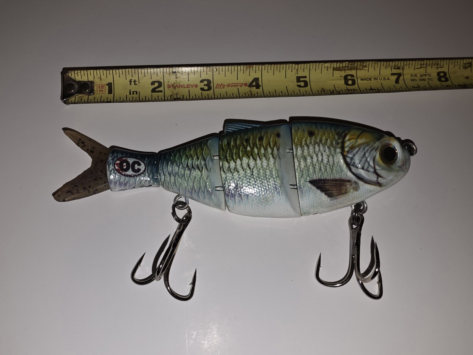 2022 OC Shad Swimbait. slow sink, rattling with 3 joints for realistic action!  - Image 2