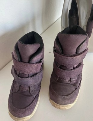 ECCO Gore-TEX Schuhe Kinderschuhe Klett Stiefel Boots Gefüttert Gr. 26