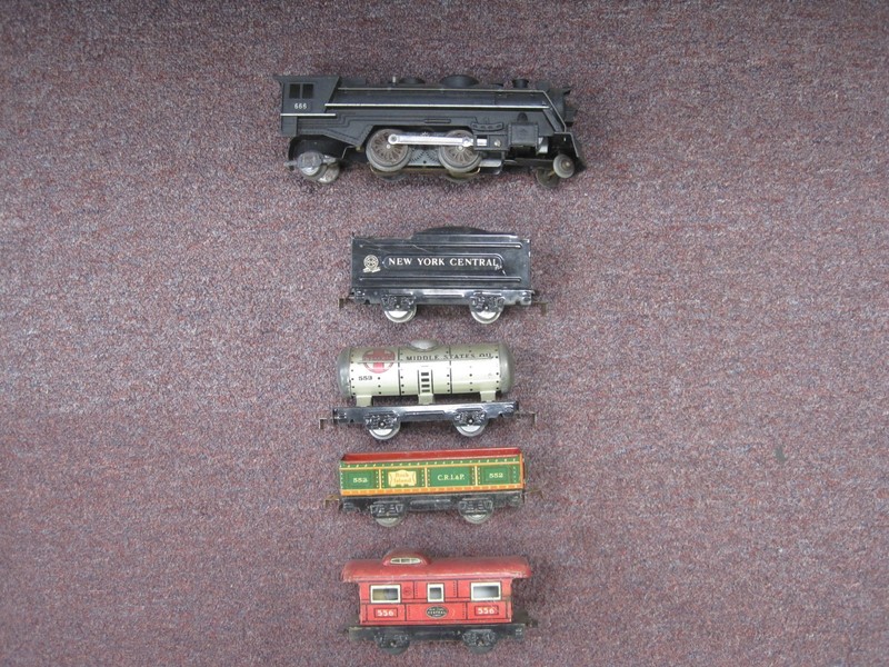 Lot of Marx O Gauge Trains