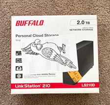 Buffalo LinkStation 210 LS210D 2TB 1-Bay NAS Ethernet USB Cloud Time Machine