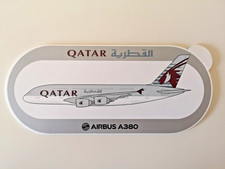 Airbus A380 Aufkleber Qatar Airways